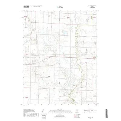 2018 Map of Clay City, 2018 Print
