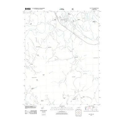 2011 Map of Clay City, 2011 Print