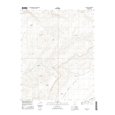 2017 Map of Clay Hills, 2017 Print