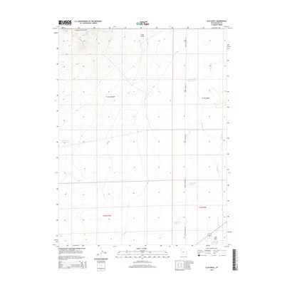 2014 Map of Clay Knoll, 2014 Print