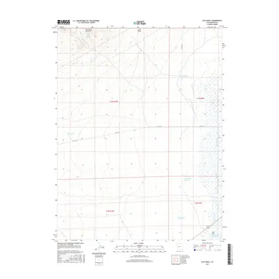 2017 Map of Clay Knoll, 2017 Print