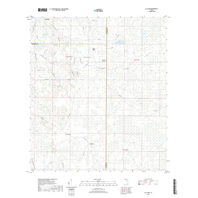 2018 Map of Clay Sink, 2018 Print