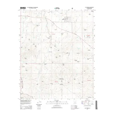 2014 Map of Clay Springs, 2014 Print