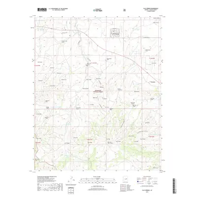 2018 Map of Clay Springs, 2018 Print