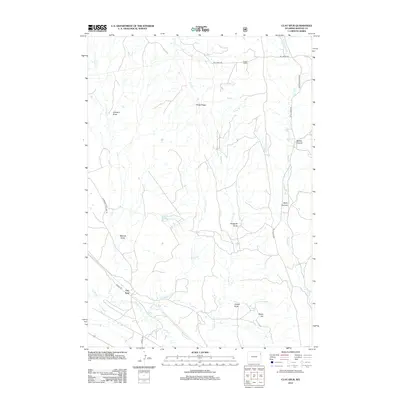 2012 Map of Clay Spur, 2012 Print