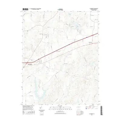 2016 Map of Claybrook, 2016 Print