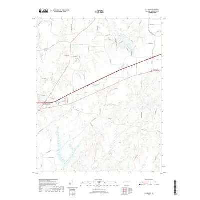 2019 Map of Claybrook, 2019 Print