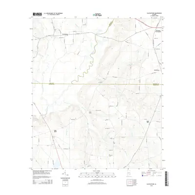 2014 Map of Clayhatchee, 2014 Print