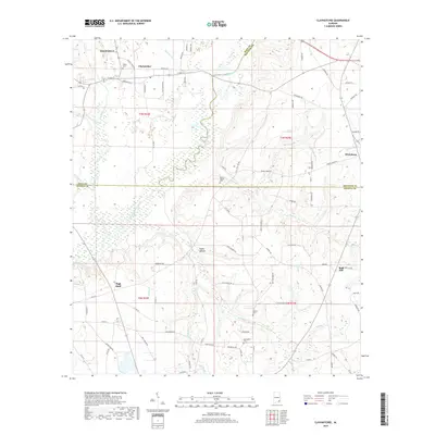 2018 Map of Clayhatchee, 2018 Print
