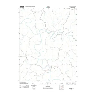2010 Map of Claysville, 2010 Print
