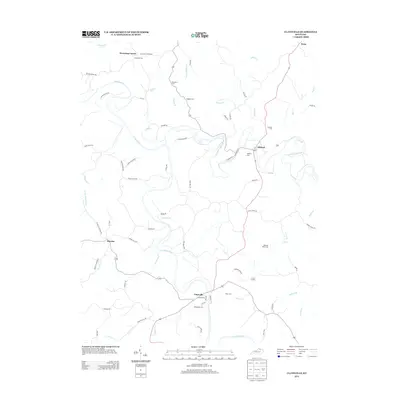 2013 Map of Claysville, 2013 Print