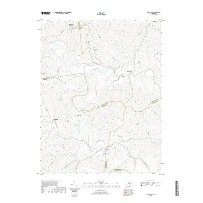 2019 Map of Claysville, 2019 Print