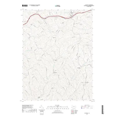 2019 Map of Claysville, 2019 Print