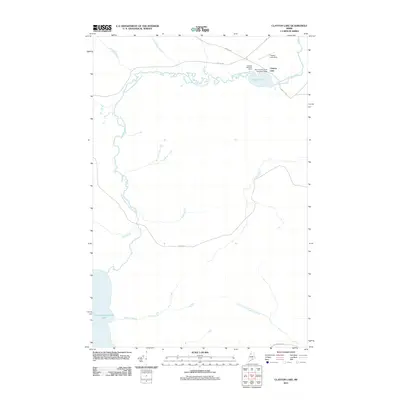 2011 Map of Clayton Lake, 2011 Print