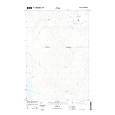 2014 Map of Clayton Lake, 2014 Print