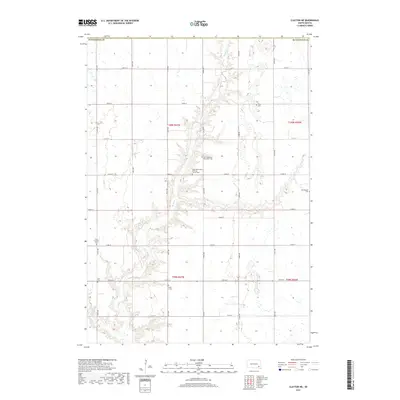 2017 Map of Clayton NE, 2017 Print
