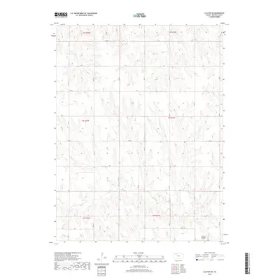 2018 Map of Clayton NE, 2018 Print