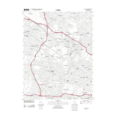 2012 Map of Clayton, 2012 Print