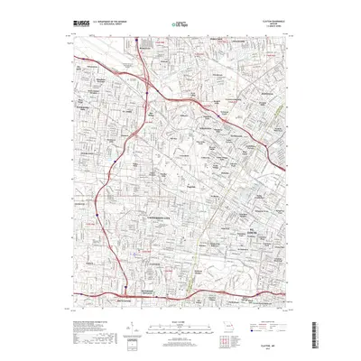 2017 Map of Clayton, 2017 Print
