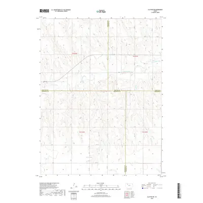 2018 Map of Clayton SW, 2018 Print