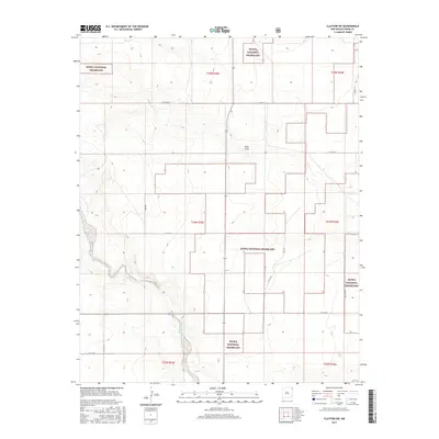 2017 Map of Clayton SW, 2017 Print