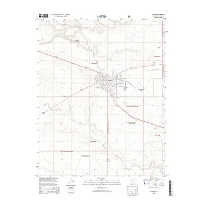 2013 Map of Clayton, 2013 Print