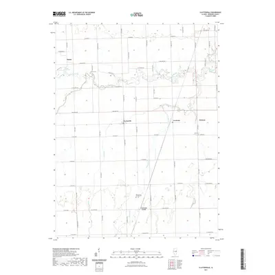 2021 Map of Claytonville, 2021 Print