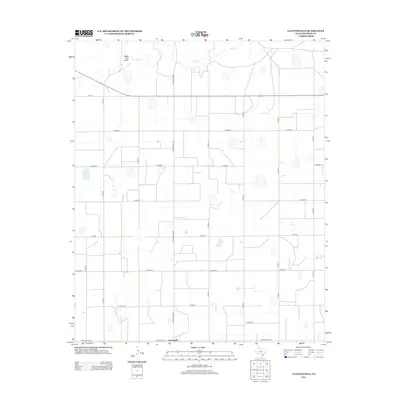 2012 Map of Claytonville, 2012 Print