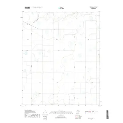 2019 Map of Claytonville, 2019 Print