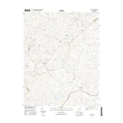 2016 Map of Clayville, 2016 Print