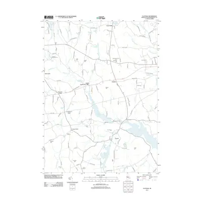 2012 Map of Clayville, 2012 Print