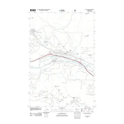 2011 Map of Cle Elum, 2011 Print