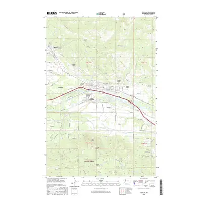2017 Map of Cle Elum, 2017 Print