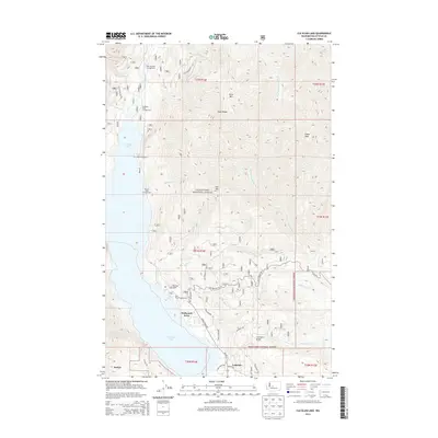 2014 Map of Cle Elum Lake, 2014 Print