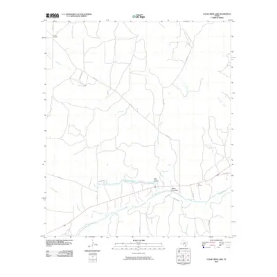 2010 Map of Clear Creek Lake, 2010 Print