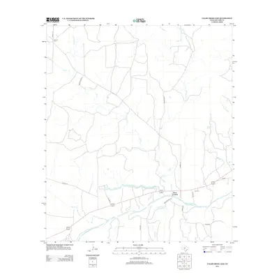 2012 Map of Clear Creek Lake, 2012 Print