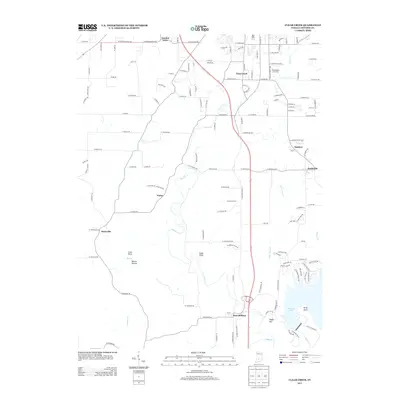 2013 Map of Clear Creek, 2013 Print