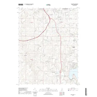 2019 Map of Clear Creek, 2019 Print