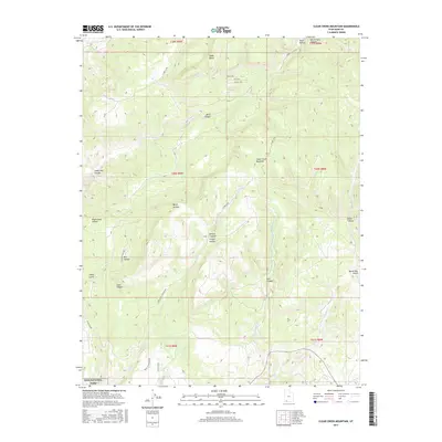 2017 Map of Clear Creek Mountain, 2017 Print