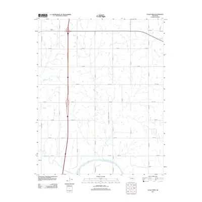 2012 Map of Clear Creek, 2012 Print