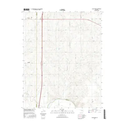 2016 Map of Clear Creek, 2016 Print
