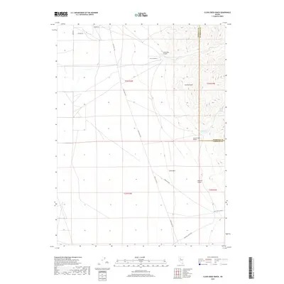 2018 Map of Clear Creek Ranch, 2018 Print