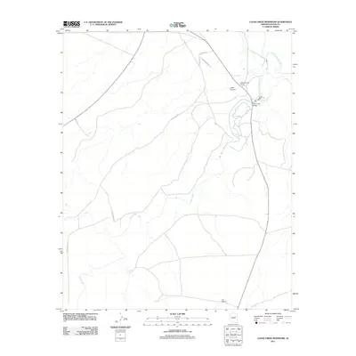 2011 Map of Clear Creek Reservoir, 2011 Print