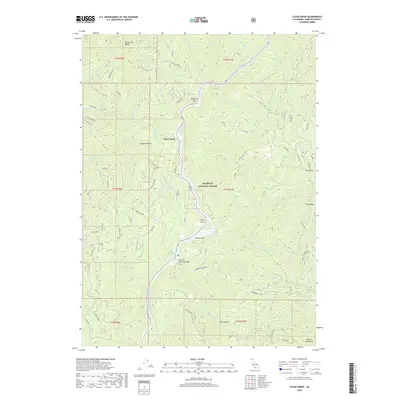 2018 Map of Clear Creek, 2018 Print