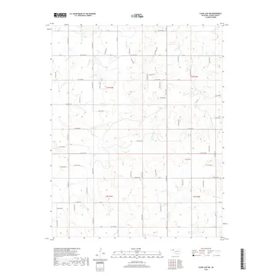 2018 Map of Clear Lake NW, 2018 Print