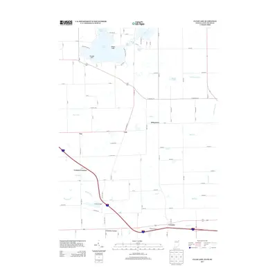 2013 Map of Clear Lake, 2013 Print