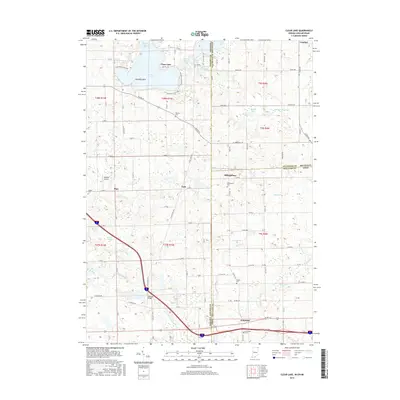 2016 Map of Clear Lake, 2016 Print