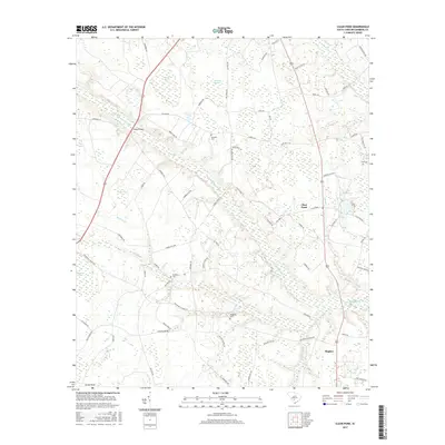 2017 Map of Clear Pond, 2017 Print
