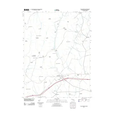 2011 Map of Clear Spring, 2011 Print