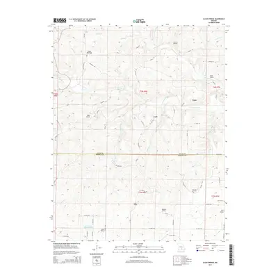 2015 Map of Clear Springs, 2015 Print